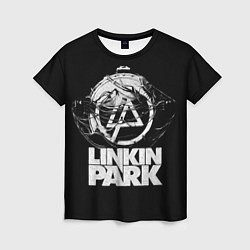 Футболка женская Linkin Park рэп-метал, цвет: 3D-принт