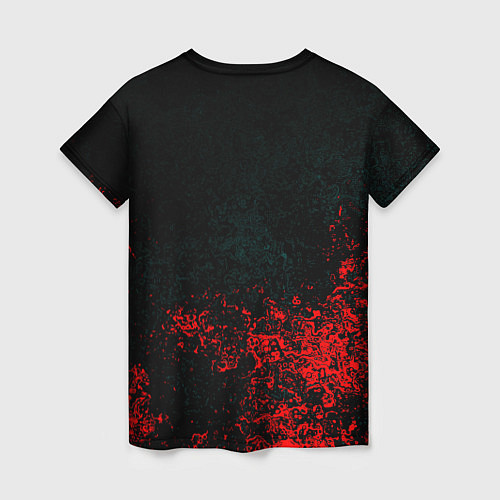 Женская футболка Чушпан кровь краски / 3D-принт – фото 2