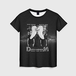 Футболка женская Depeche Mode - Memento mori worldwilde tour, цвет: 3D-принт