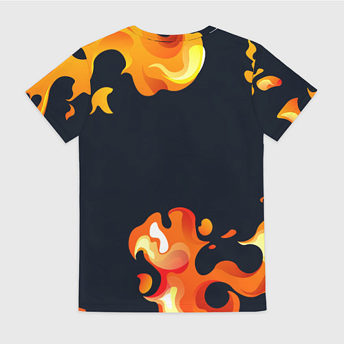 Женская футболка Символы покемона / 3D-принт – фото 2