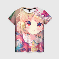 Футболка женская Touhou Project Flandre Cute, цвет: 3D-принт