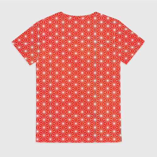 Женская футболка Красная асаноха / 3D-принт – фото 2
