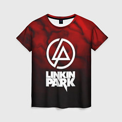 Футболка женская Linkin park strom честер, цвет: 3D-принт