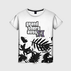 Футболка женская GTA6 tropic game, цвет: 3D-принт