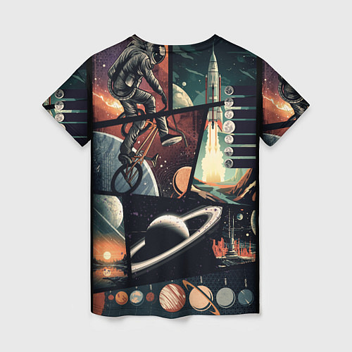 Женская футболка GTA space art / 3D-принт – фото 2