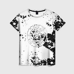 Женская футболка Silent hill logo краски