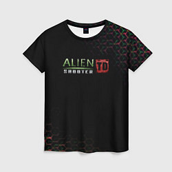 Женская футболка Alien Shooter космос тема
