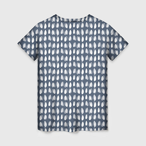 Женская футболка Капли / 3D-принт – фото 2