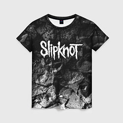 Женская футболка Slipknot black graphite