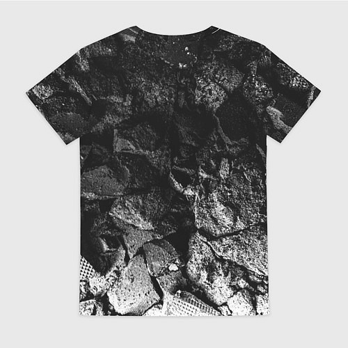 Женская футболка Garbage black graphite / 3D-принт – фото 2
