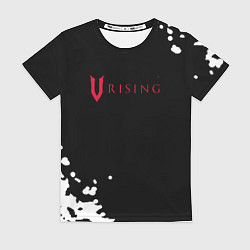 Женская футболка V Rising краски