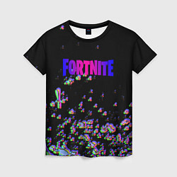 Женская футболка Fortnite game glitch