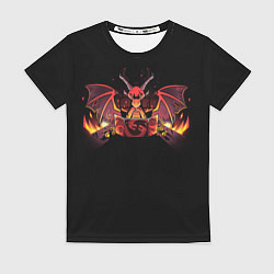 Женская футболка Дракон мастер - DnD