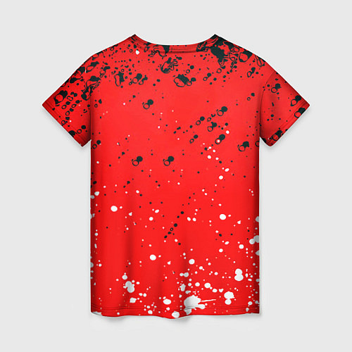 Женская футболка Watch Dogs брызги красок / 3D-принт – фото 2