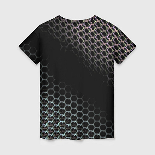 Женская футболка Rainbow six 6 hexagon / 3D-принт – фото 2