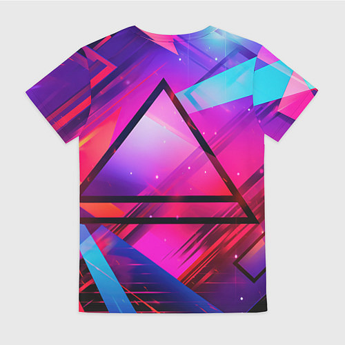 Женская футболка GTA 6 logo абстракция / 3D-принт – фото 2