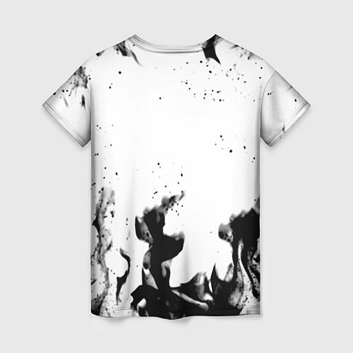 Женская футболка Nickelback серый дым рок / 3D-принт – фото 2