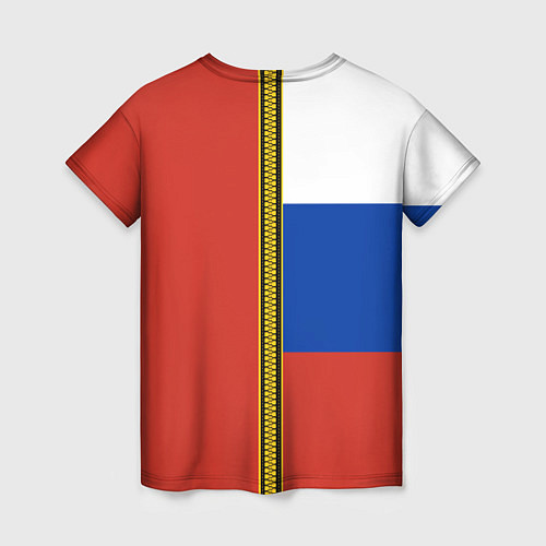 Женская футболка Россия и СССР / 3D-принт – фото 2