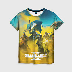 Футболка женская Helldivers 2: Battle, цвет: 3D-принт