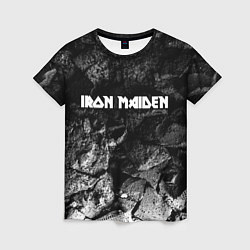 Футболка женская Iron Maiden black graphite, цвет: 3D-принт