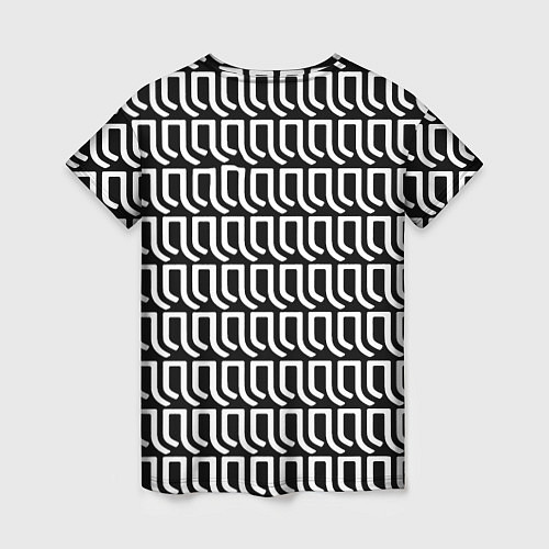 Женская футболка Juventus pattern fc / 3D-принт – фото 2