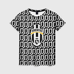 Футболка женская Juventus pattern fc, цвет: 3D-принт