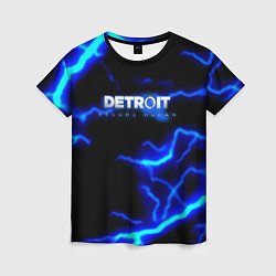 Женская футболка Detroit become human storm