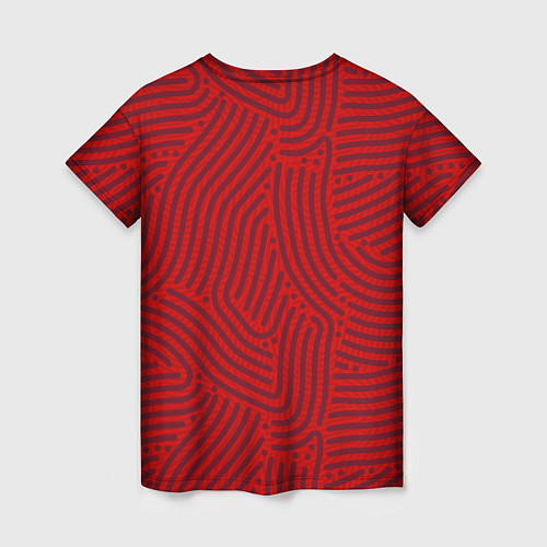 Женская футболка Manchester United отпечатки / 3D-принт – фото 2
