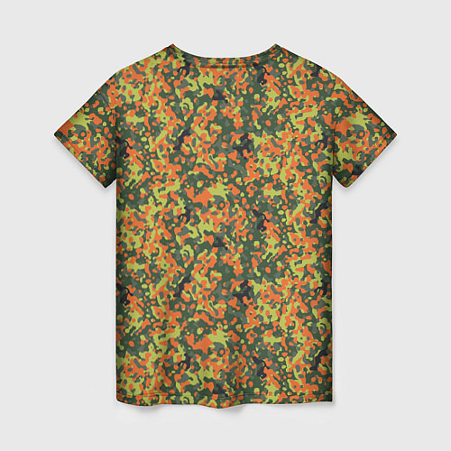 Женская футболка Современный пятнистый камуфляж / 3D-принт – фото 2