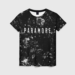 Женская футболка Paramore black ice