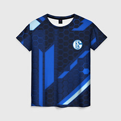 Женская футболка Schalke 04 sport geometry