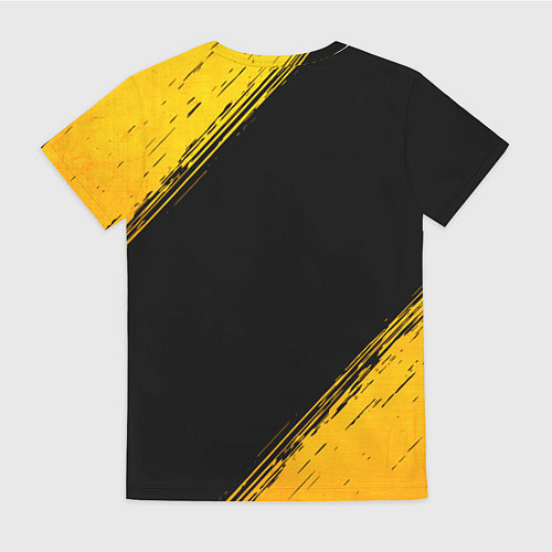 Женская футболка Bayern - gold gradient / 3D-принт – фото 2