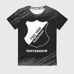 Футболка женская Hoffenheim sport на темном фоне, цвет: 3D-принт