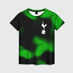 Футболка женская Tottenham sport halftone, цвет: 3D-принт