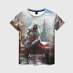 Футболка женская Assassins creed poster game, цвет: 3D-принт