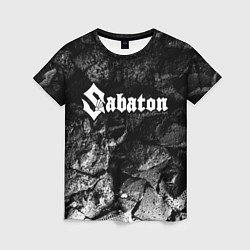 Футболка женская Sabaton black graphite, цвет: 3D-принт