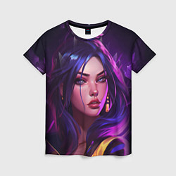 Футболка женская League of Legends Kaisa Kda style, цвет: 3D-принт