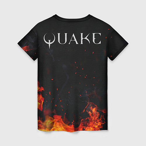 Женская футболка Quake one / 3D-принт – фото 2