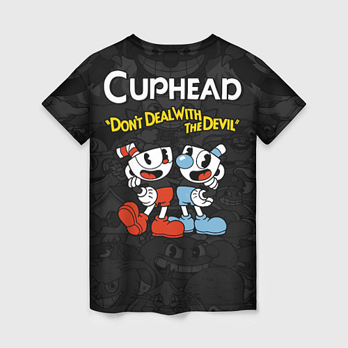 Женская футболка Cuphead devil trident / 3D-принт – фото 2