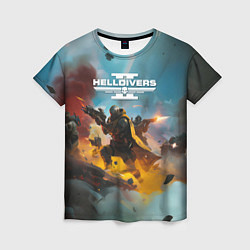 Футболка женская Helldivers 2: Art, цвет: 3D-принт