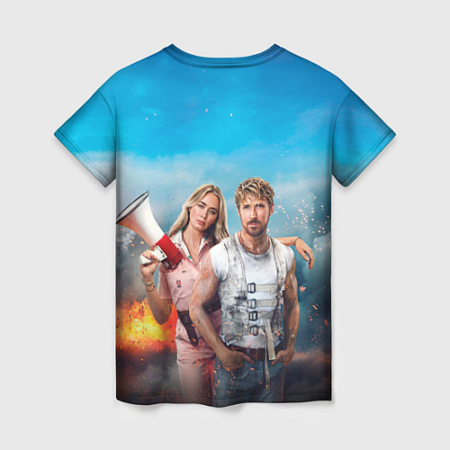 Женская футболка Ryan Gosling and Emily Blunt каскадеры / 3D-принт – фото 2