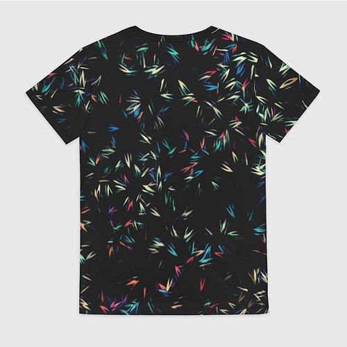 Женская футболка Симфония перьев / 3D-принт – фото 2