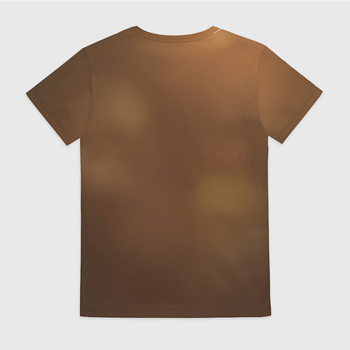 Женская футболка Теплый котик / 3D-принт – фото 2