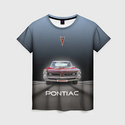 Футболка женская Американский масл-кар Pontiac GTO, цвет: 3D-принт