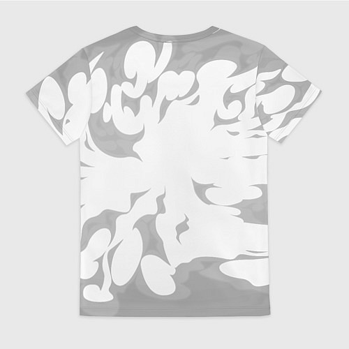 Женская футболка Pantera рок панда на светлом фоне / 3D-принт – фото 2