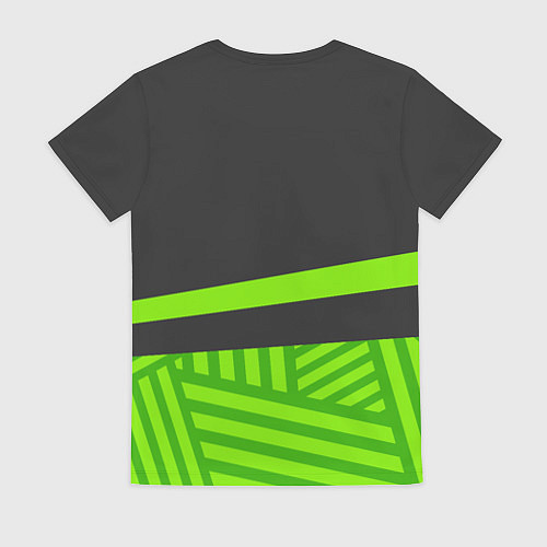 Женская футболка Stellar Blade Eve яркий зеленый / 3D-принт – фото 2