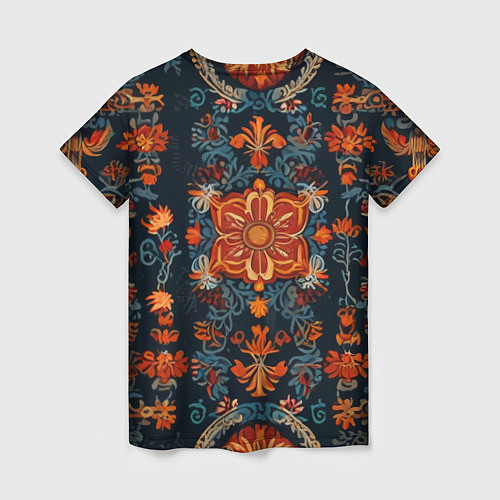 Женская футболка Текстуры в славянском стиле / 3D-принт – фото 2