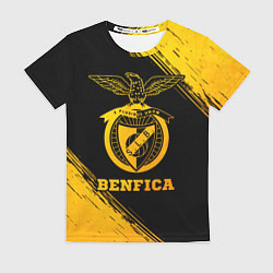 Футболка женская Benfica - gold gradient, цвет: 3D-принт