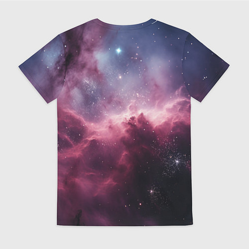 Женская футболка Абстрактный космос фантастика / 3D-принт – фото 2