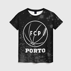 Футболка женская Porto sport на темном фоне, цвет: 3D-принт